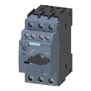 Detailaufnahme Siemens 3RV2011-0DA15 Leistungsschalter