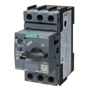Detailaufnahme Siemens 3RV2011-1KA10 Leistungsschalter
