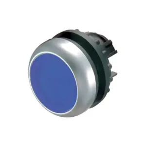 Detailaufnahme EATON 216931 Leuchtdrucktaster blau