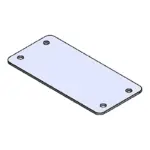 Detailaufnahme icotek BPM BPM Blindplatte 42025