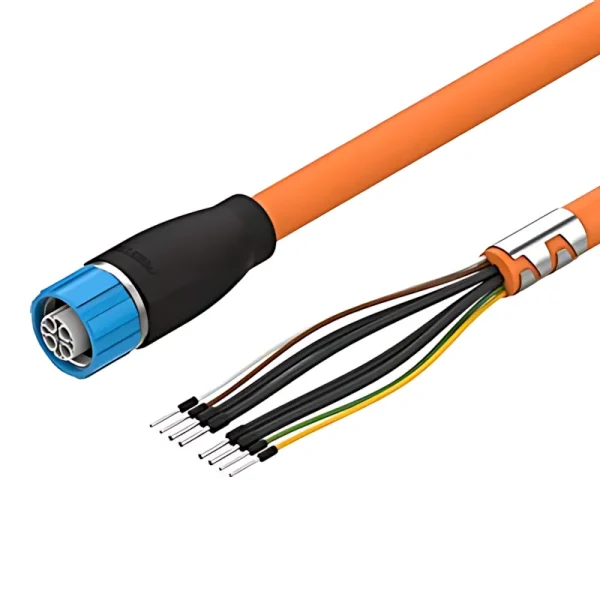 FESTO NEBM-M16G8-E-5-Q9-LE8-1 Motorleitung, 5 m, M16-Buchse gerade auf offenes Leitungsende, 5391545