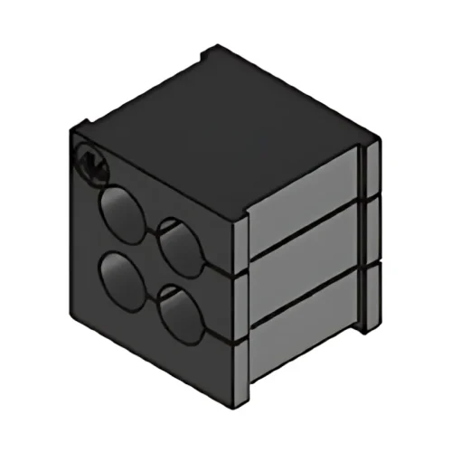 icotek KT 4|5 bk Mehrfach-Kabeltülle, 21 mm, 39910