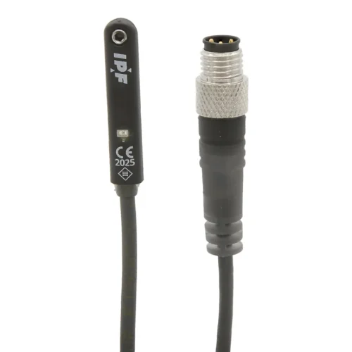 ipf electronic MZ072187 Magnetischer Zylindersensor, 0,5 m, Kabelstecker M8, 3-polig