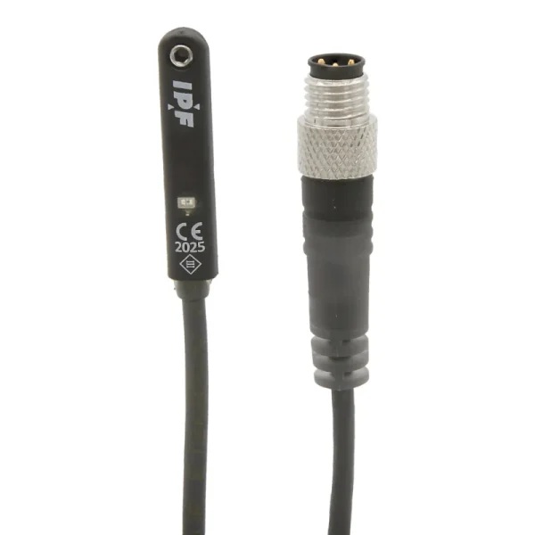 ipf electronic MZ072187 Magnetischer Zylindersensor, 0,5 m, Kabelstecker M8, 3-polig