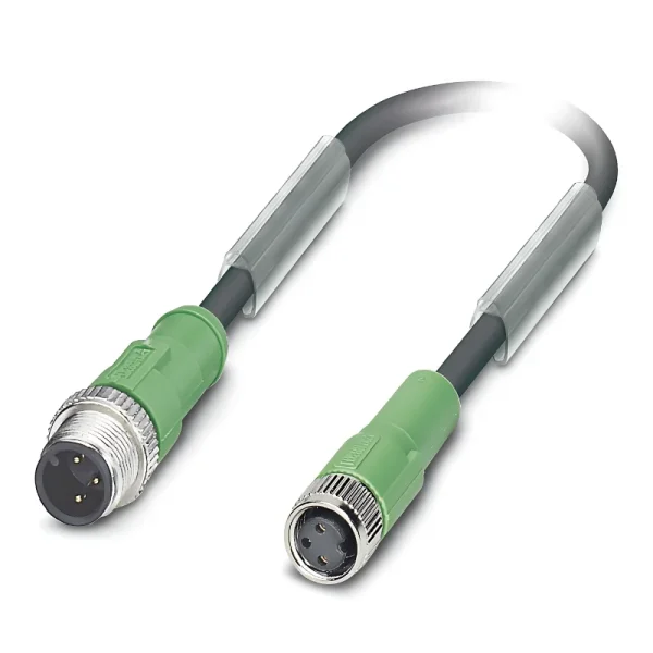 PHOENIX CONTACT SAC-3P-M12MS/1,5-PUR/M 8FS Sensor-/Aktor-Kabel, 1,5 m, M12-Stecker gerade auf M8-Buchse gerade, 3-polig, 1668810
