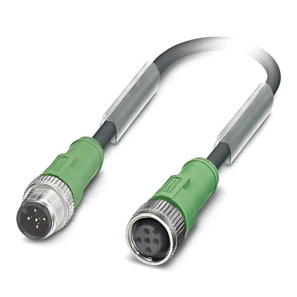 sac-5p-m12ms-m12fs.webp Phoenix Contact SAC-5P-M12MS/3,0-PUR/M12FS Sensor-/Aktor-Kabel, 3 m, M12 Stecker/Buchse gerade, 5-polig, 1681619